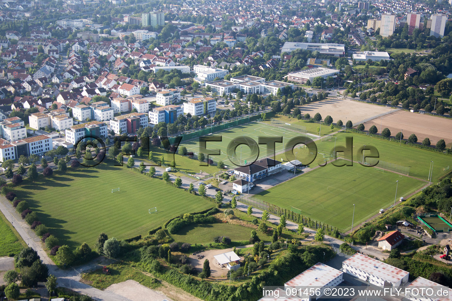 Image drone de Bensheim dans le département Hesse, Allemagne