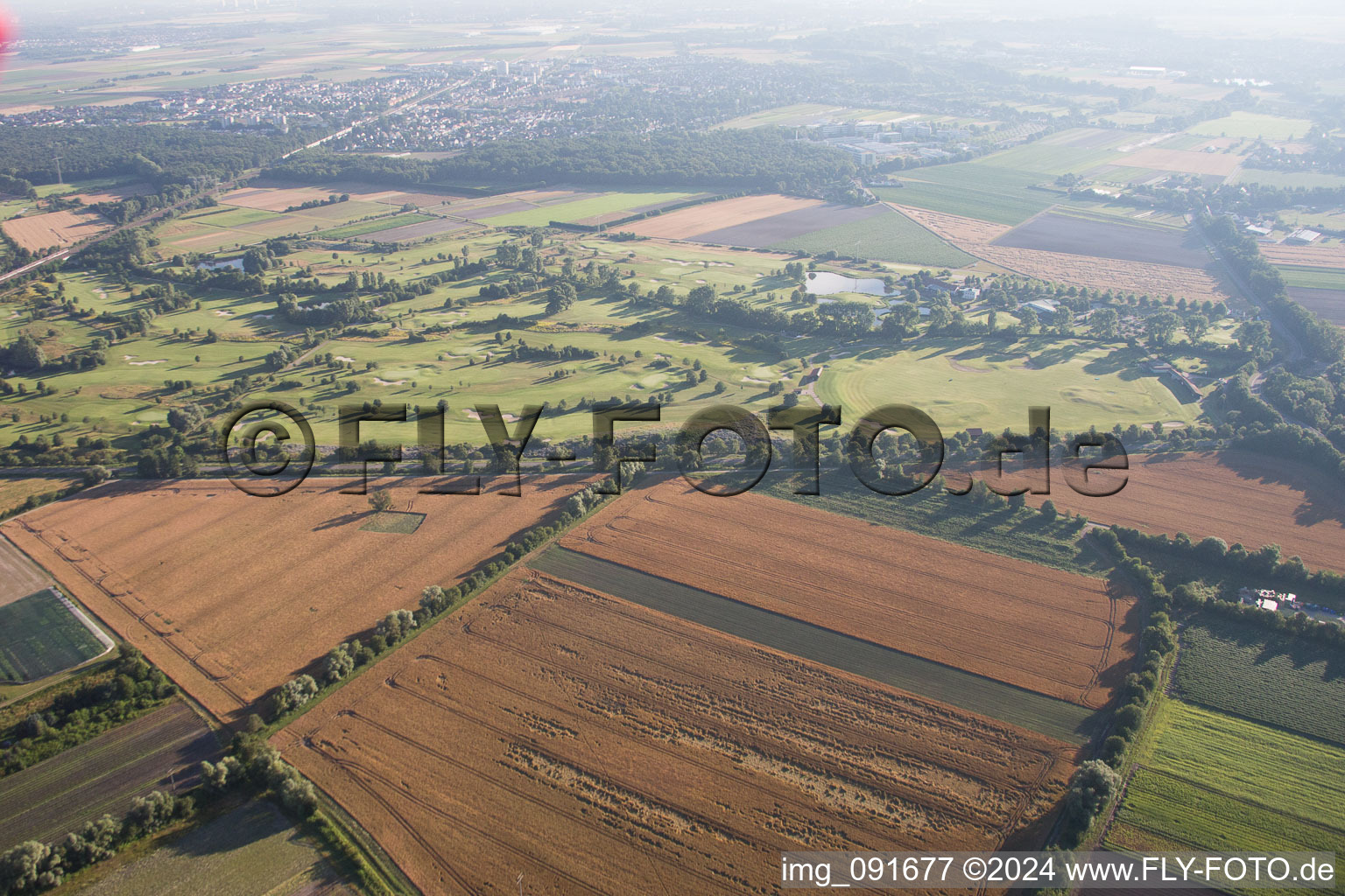 Photographie aérienne de Site du golf de Kurpfalz à Limburgerhof dans le département Rhénanie-Palatinat, Allemagne