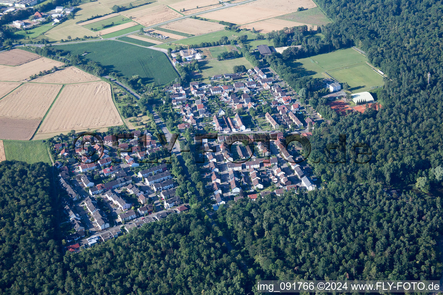 Vue d'oiseau de Weingarten dans le département Bade-Wurtemberg, Allemagne