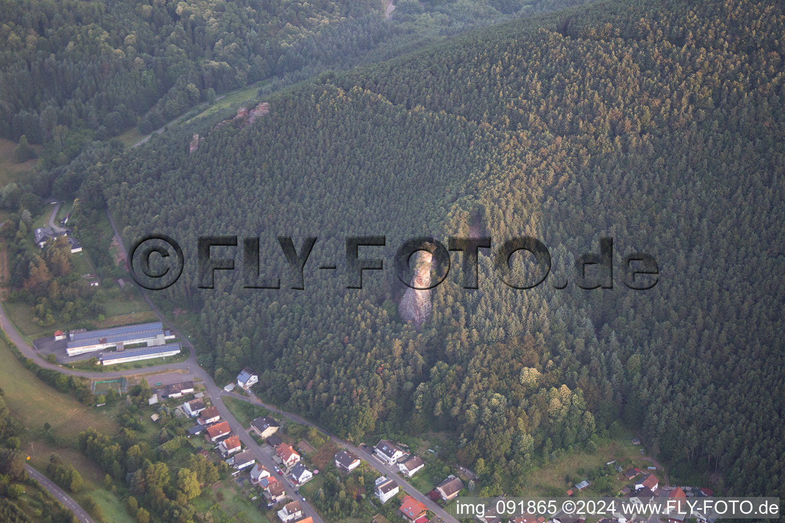 Lug dans le département Rhénanie-Palatinat, Allemagne depuis l'avion