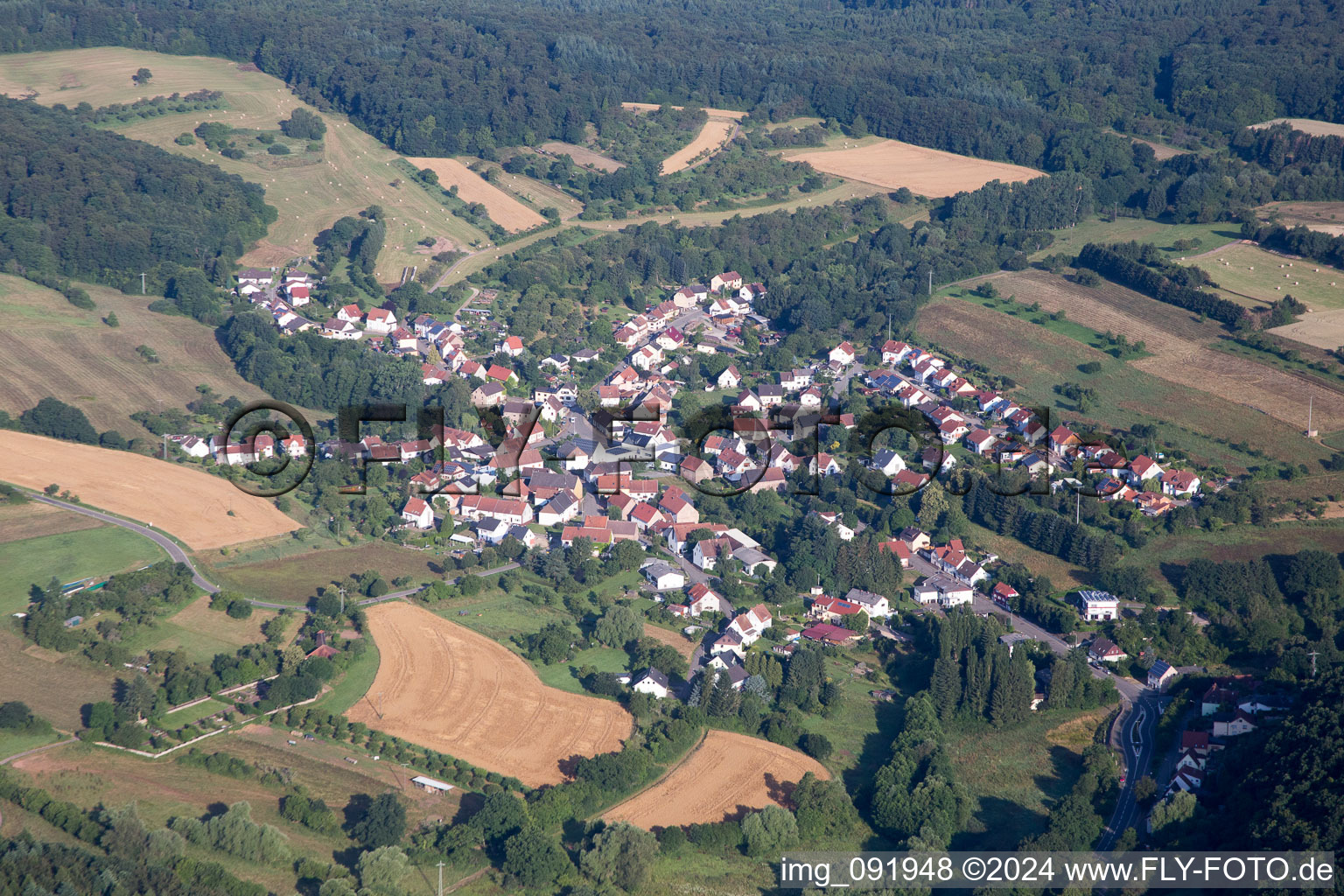 Photographie aérienne de Altenkirchen dans le département Rhénanie-Palatinat, Allemagne