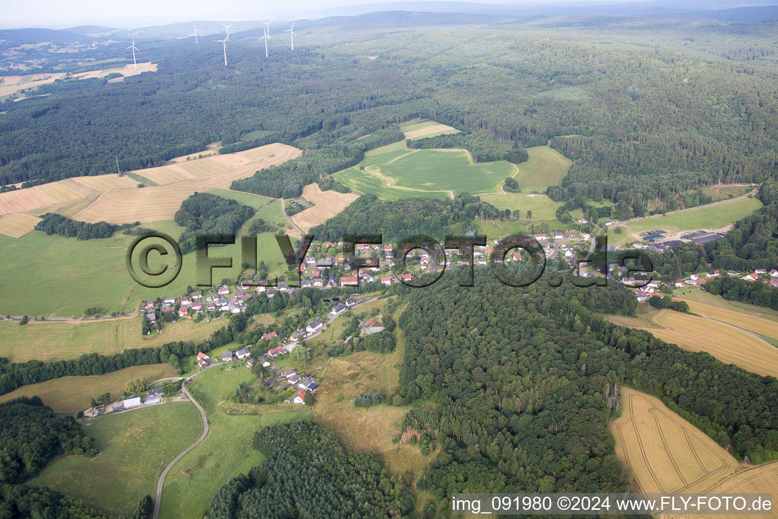 Photographie aérienne de Buhlenberg dans le département Rhénanie-Palatinat, Allemagne