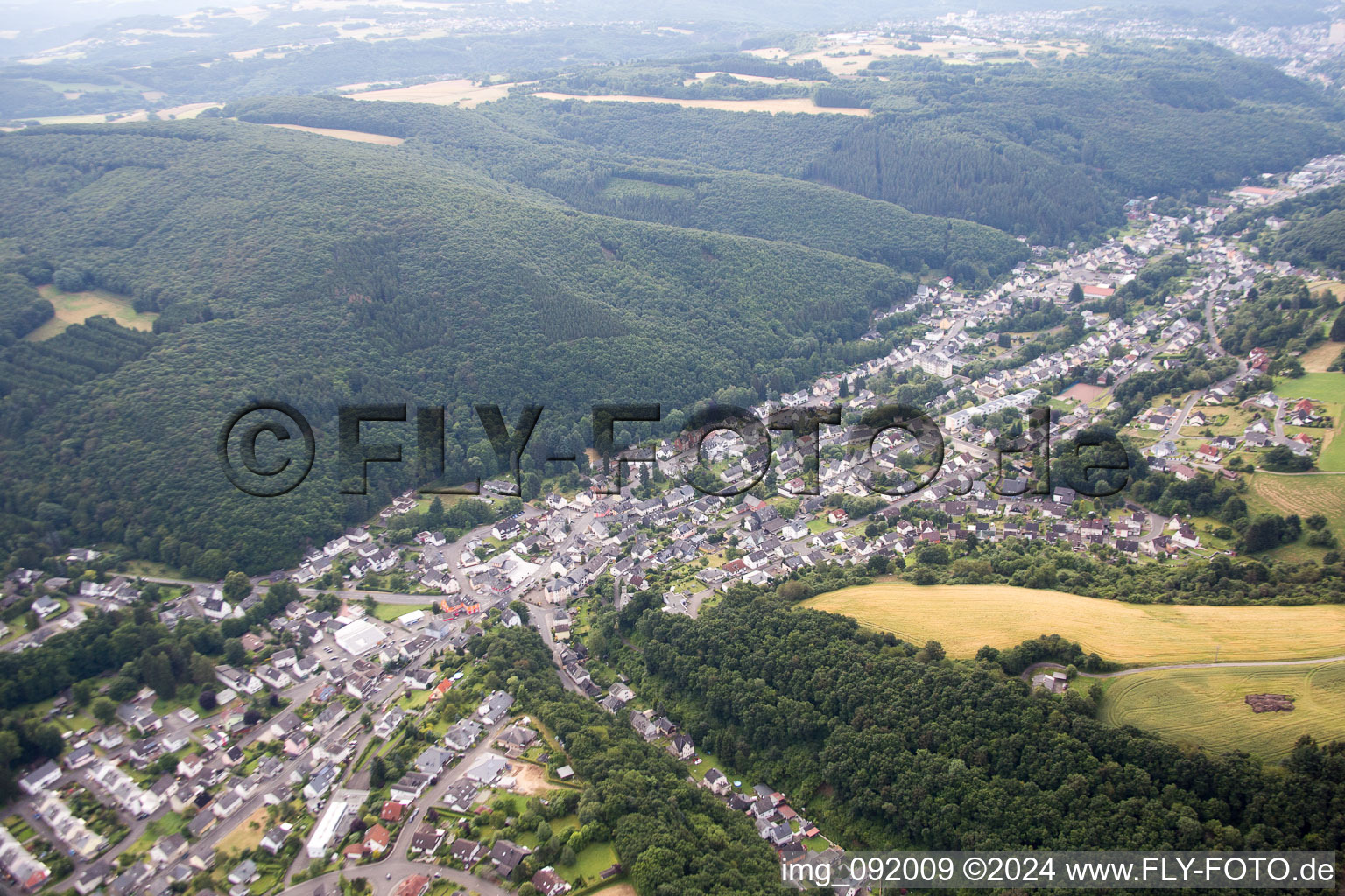 Photographie aérienne de Tiefenstein dans le département Rhénanie-Palatinat, Allemagne