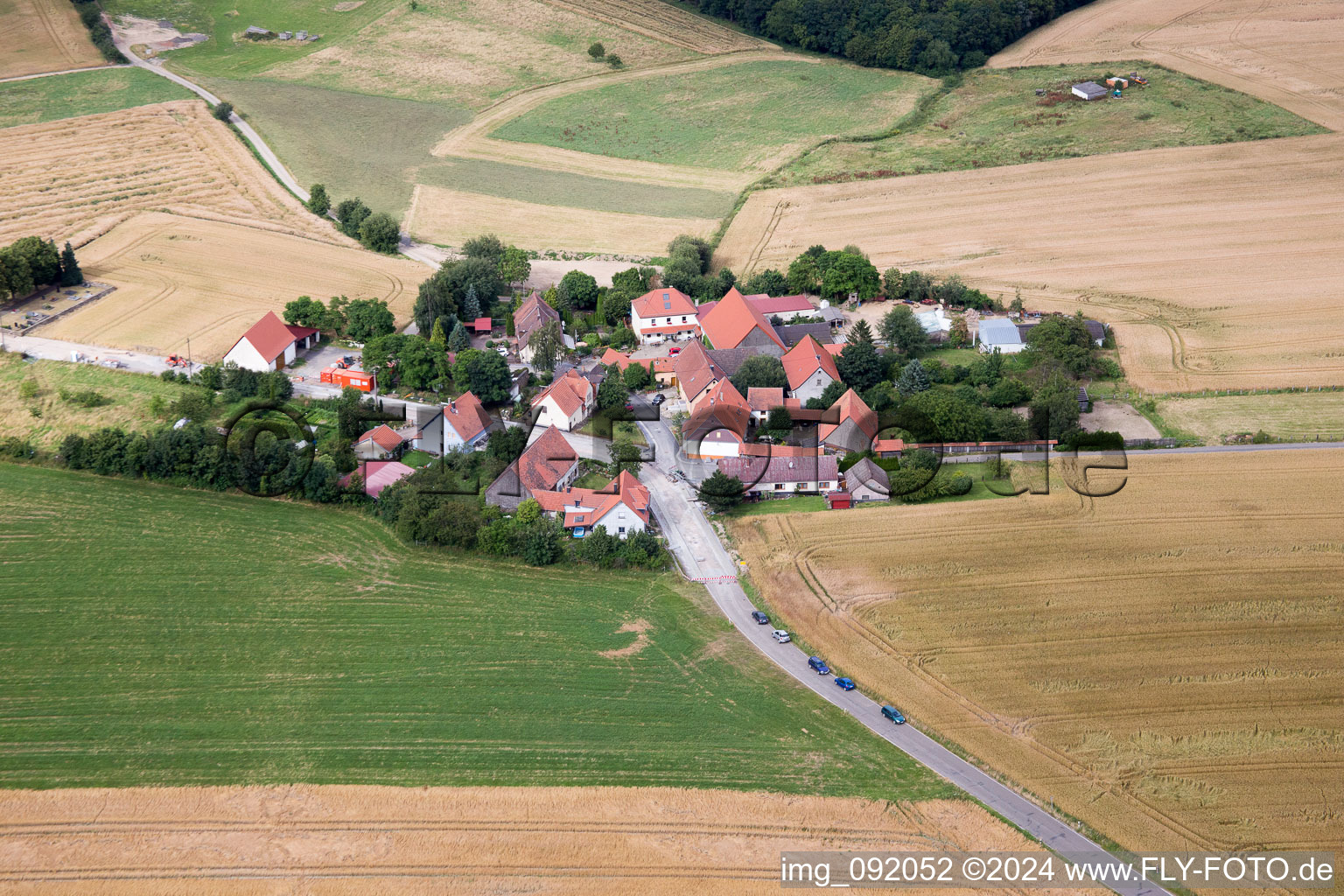 Vue aérienne de Hôtel Spreiterhof à Kreuzhof dans le département Rhénanie-Palatinat, Allemagne