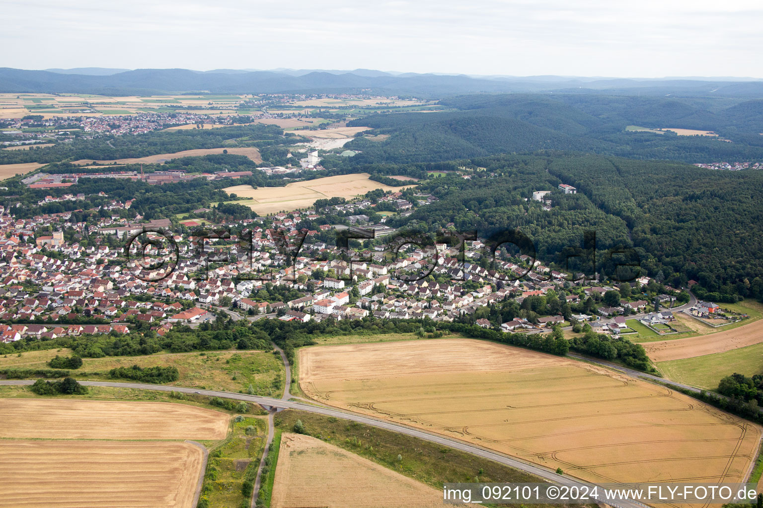 Photographie aérienne de Eisenberg dans le département Rhénanie-Palatinat, Allemagne