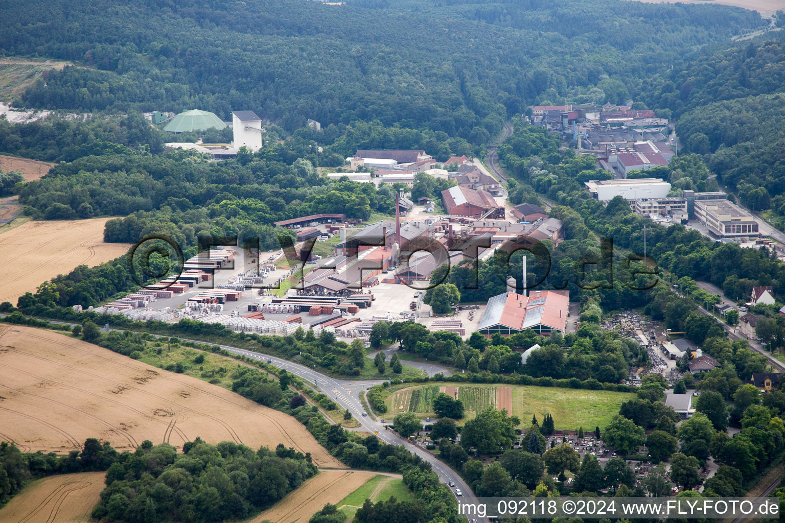 Photographie aérienne de Eisenberg dans le département Rhénanie-Palatinat, Allemagne