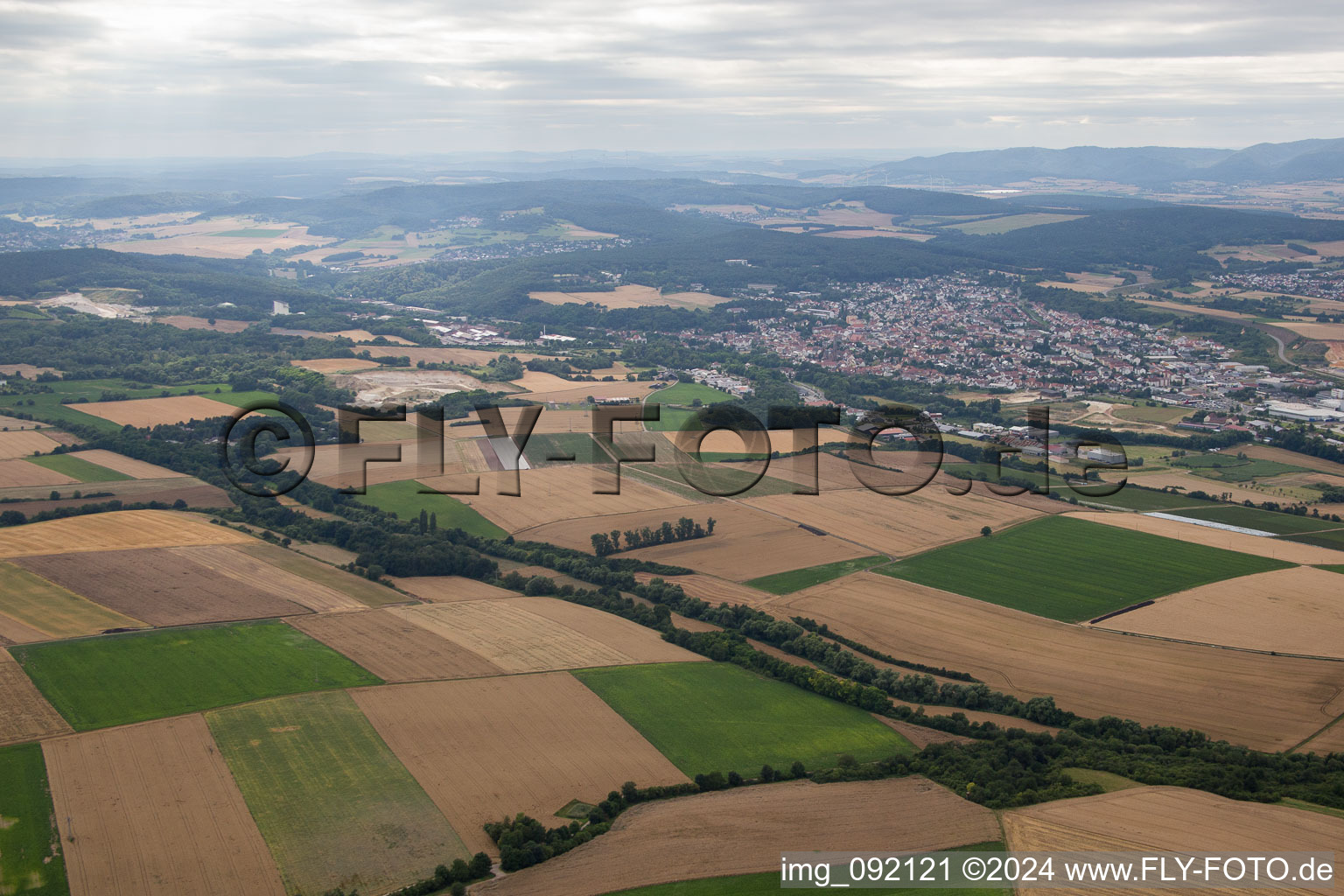 Eisenberg dans le département Rhénanie-Palatinat, Allemagne d'en haut