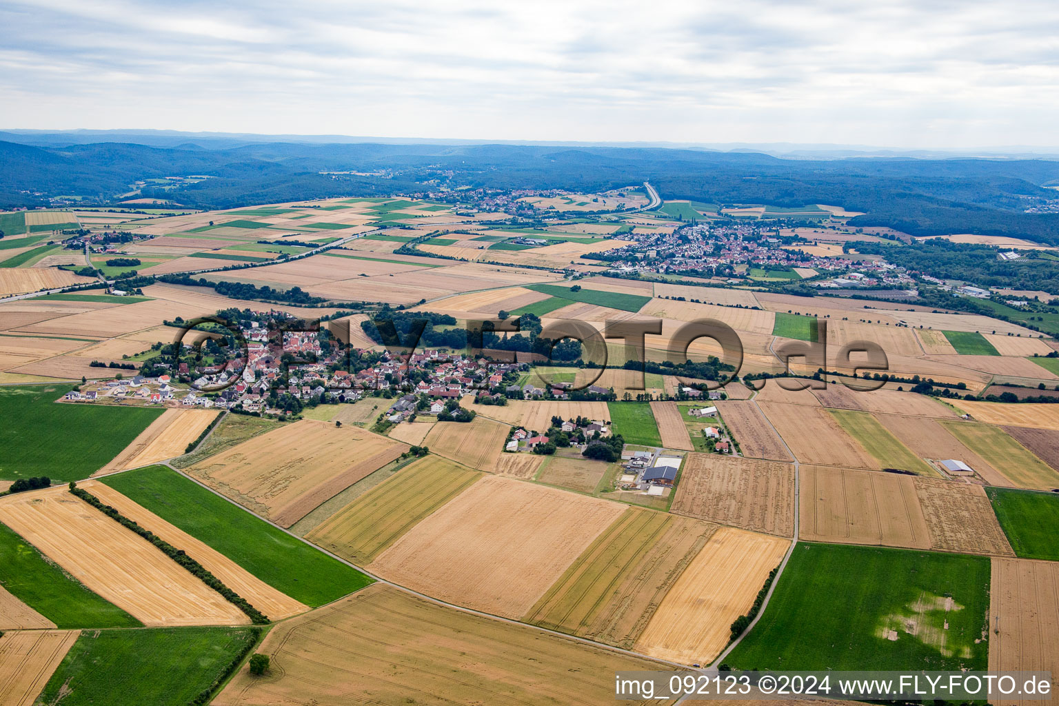 Photographie aérienne de Tiefenthal dans le département Rhénanie-Palatinat, Allemagne