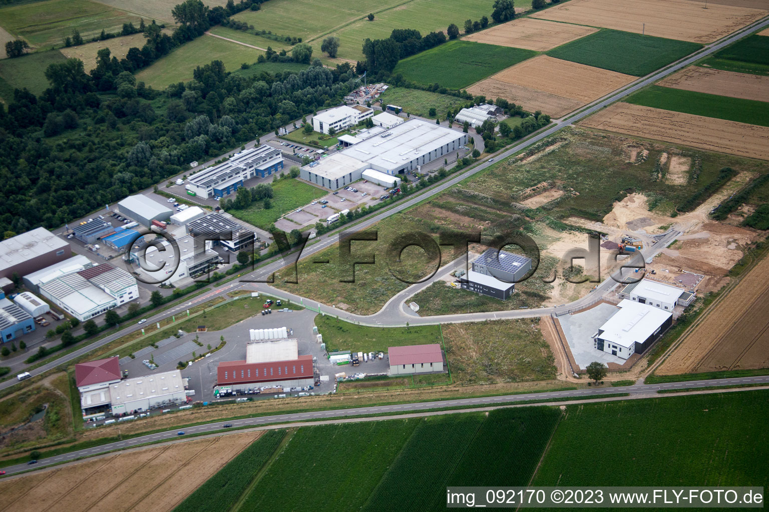 Image drone de Quartier Herxheim in Herxheim bei Landau dans le département Rhénanie-Palatinat, Allemagne