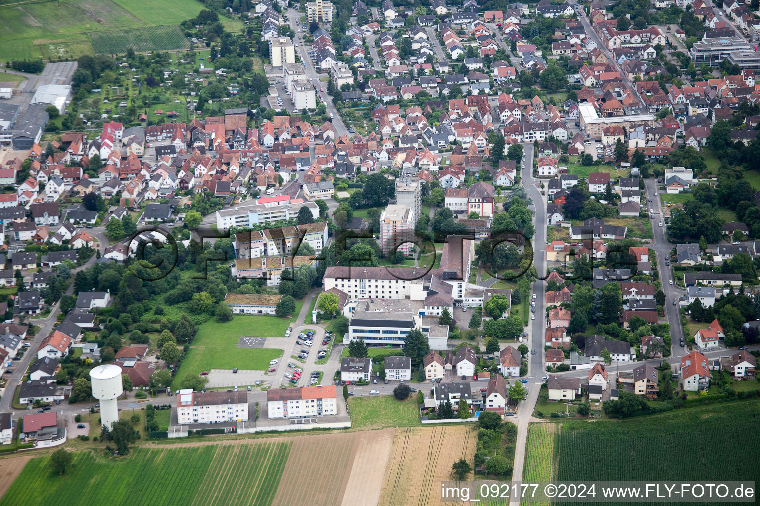 Photographie aérienne de Kandel dans le département Rhénanie-Palatinat, Allemagne