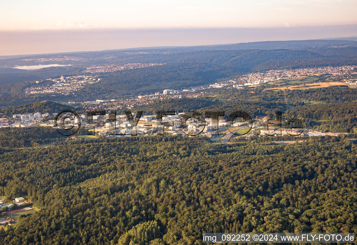 Photographie aérienne de Du nord-ouest à Pforzheim dans le département Bade-Wurtemberg, Allemagne