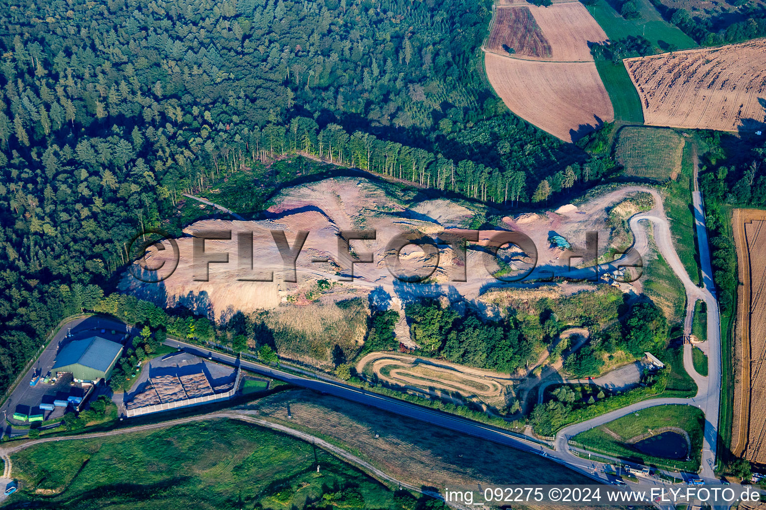 Vue aérienne de Nord à Pforzheim dans le département Bade-Wurtemberg, Allemagne