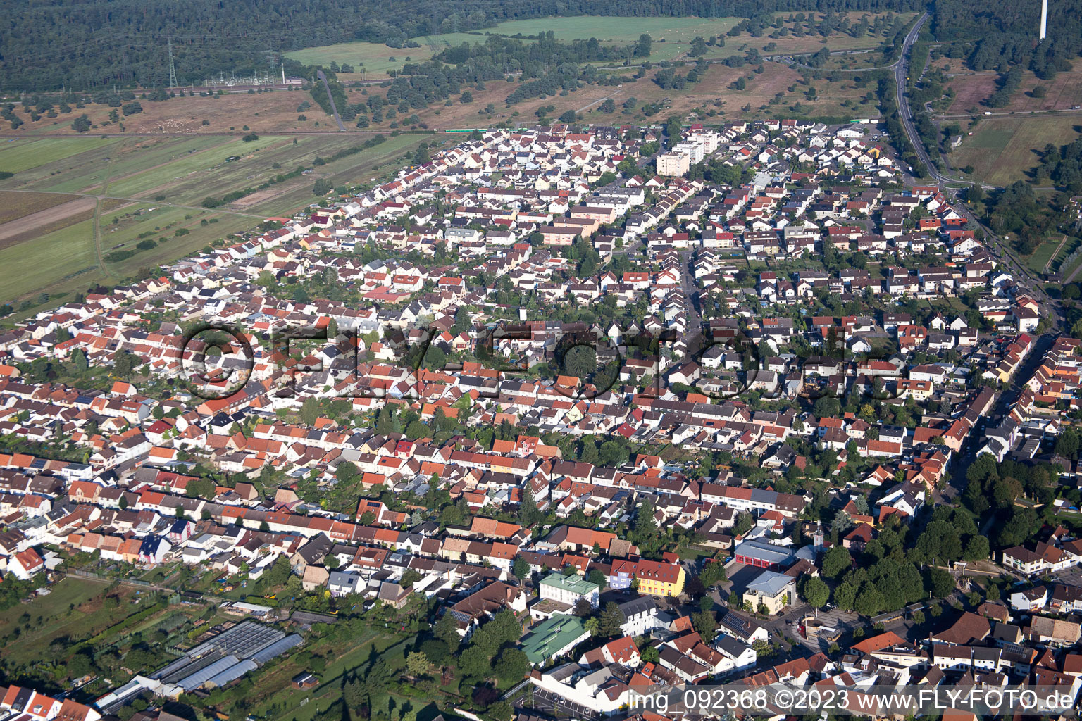 Wiesental dans le département Bade-Wurtemberg, Allemagne vue du ciel