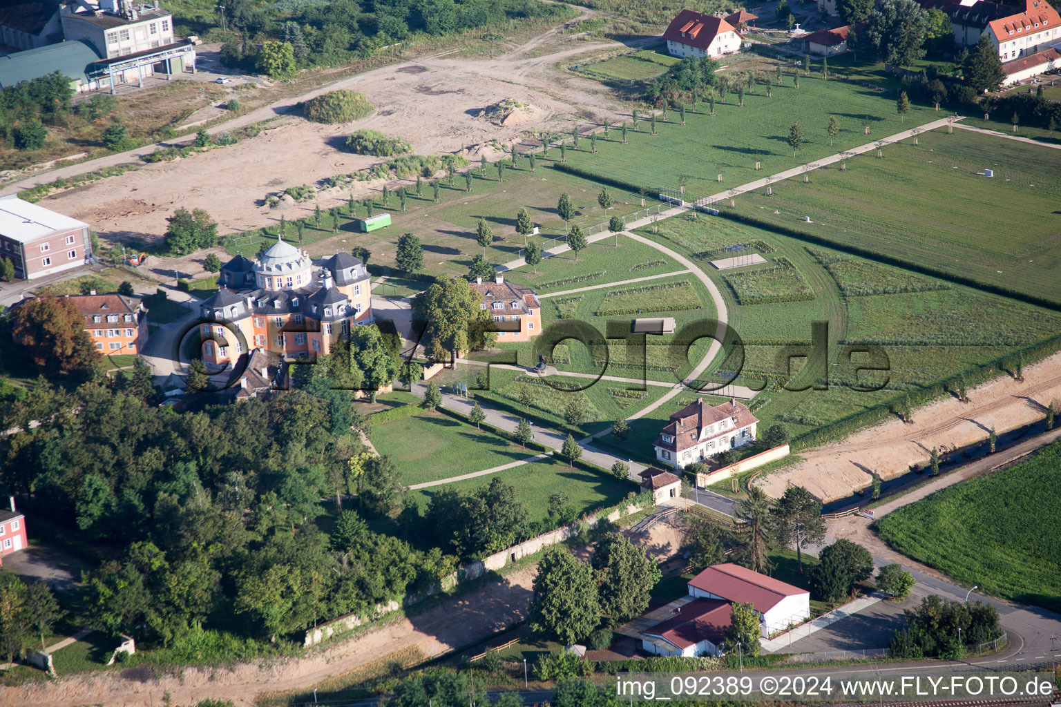 Waghäusel dans le département Bade-Wurtemberg, Allemagne vue du ciel