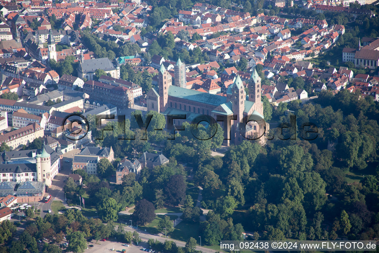 Photographie aérienne de Speyer dans le département Rhénanie-Palatinat, Allemagne