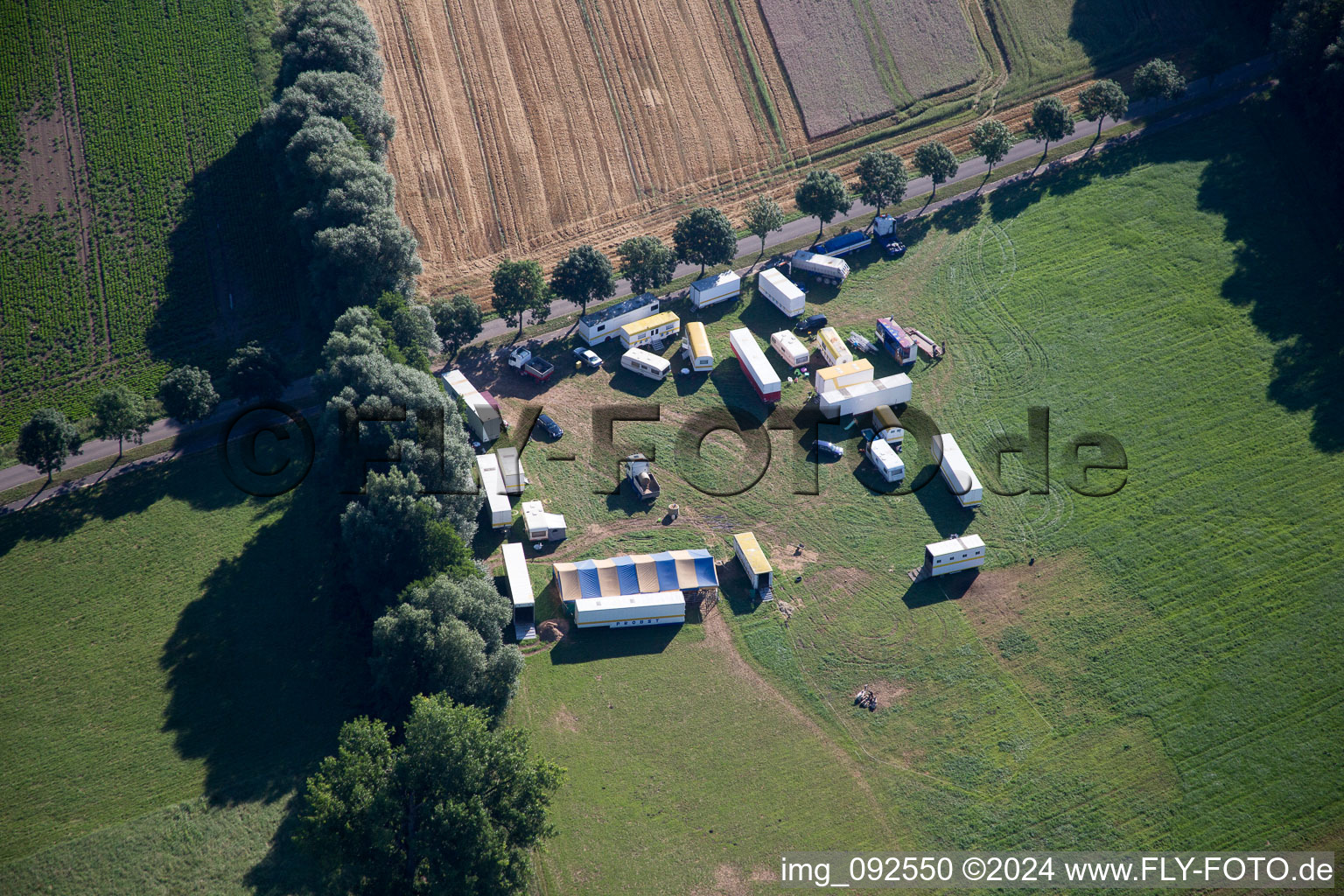 Enregistrement par drone de Steinfeld dans le département Rhénanie-Palatinat, Allemagne