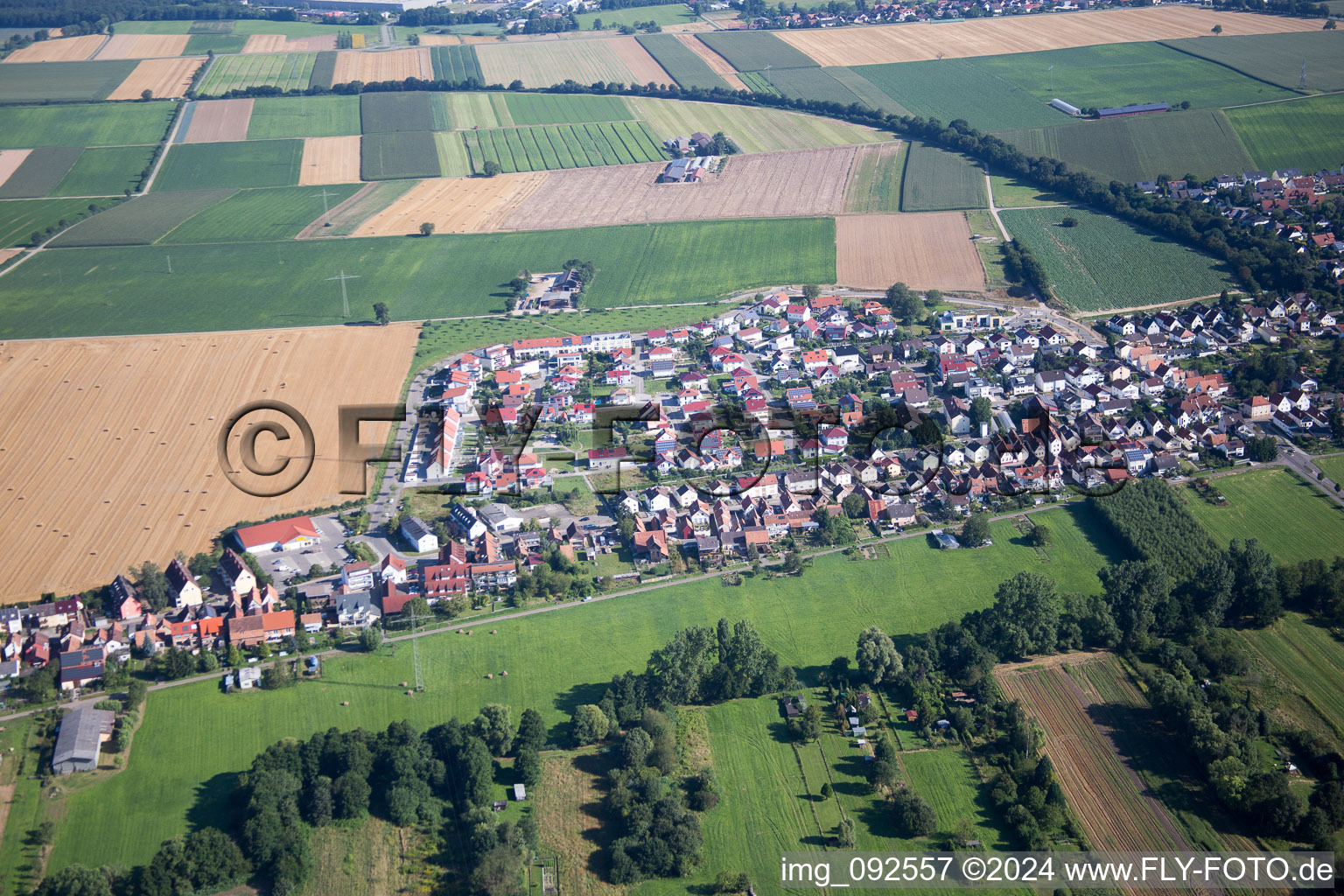 Image drone de Kandel dans le département Rhénanie-Palatinat, Allemagne