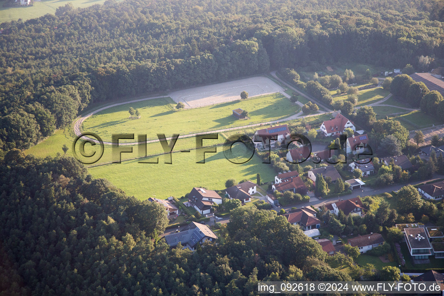 Vue aérienne de Rathsberg dans le département Bavière, Allemagne