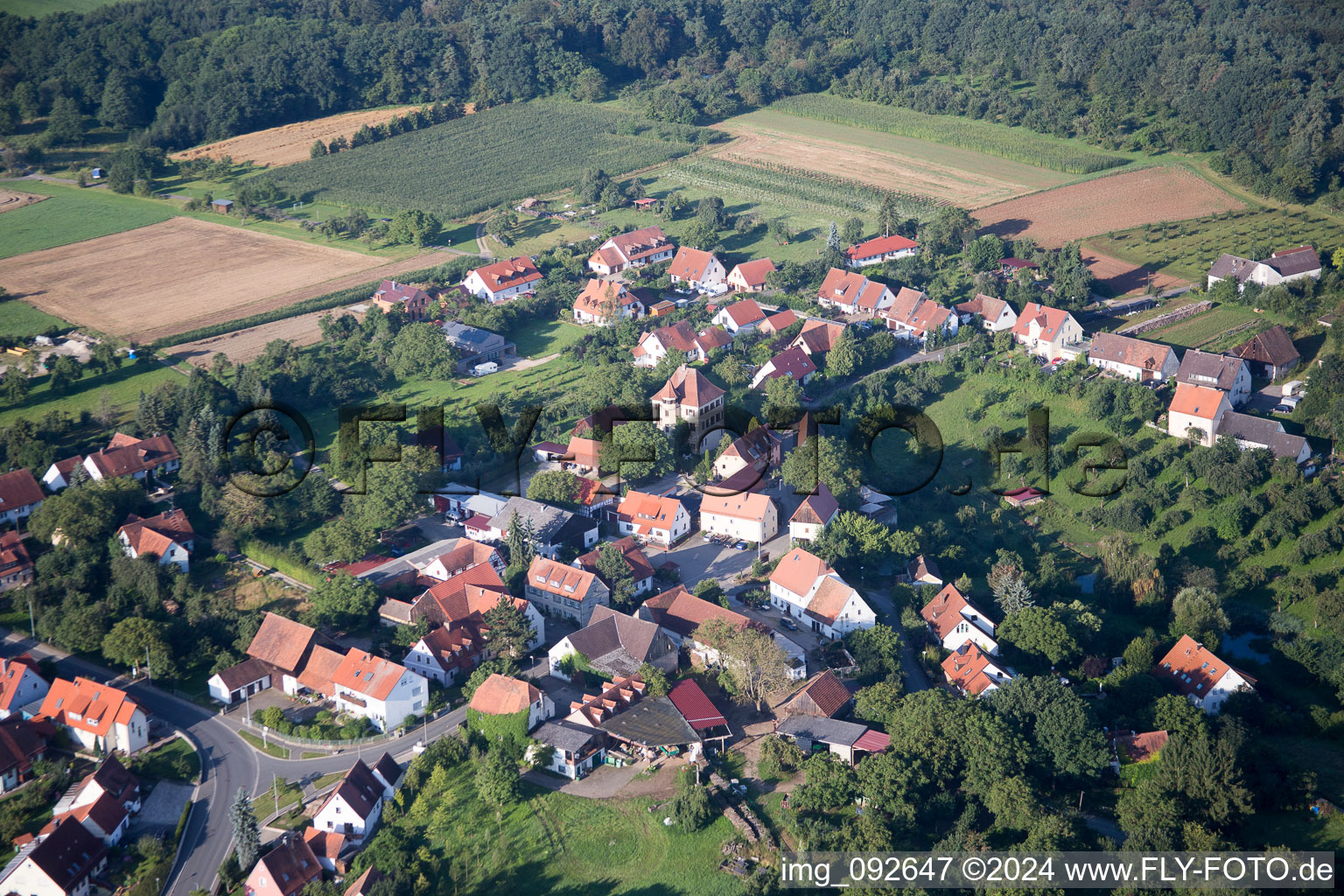 Photographie aérienne de Adlitz dans le département Bavière, Allemagne