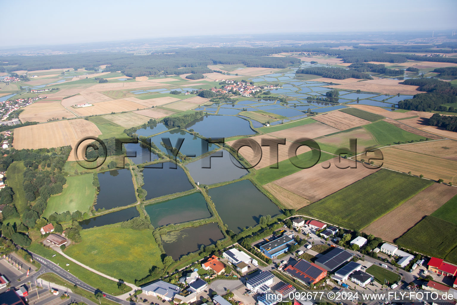 Weisendorf dans le département Bavière, Allemagne d'en haut