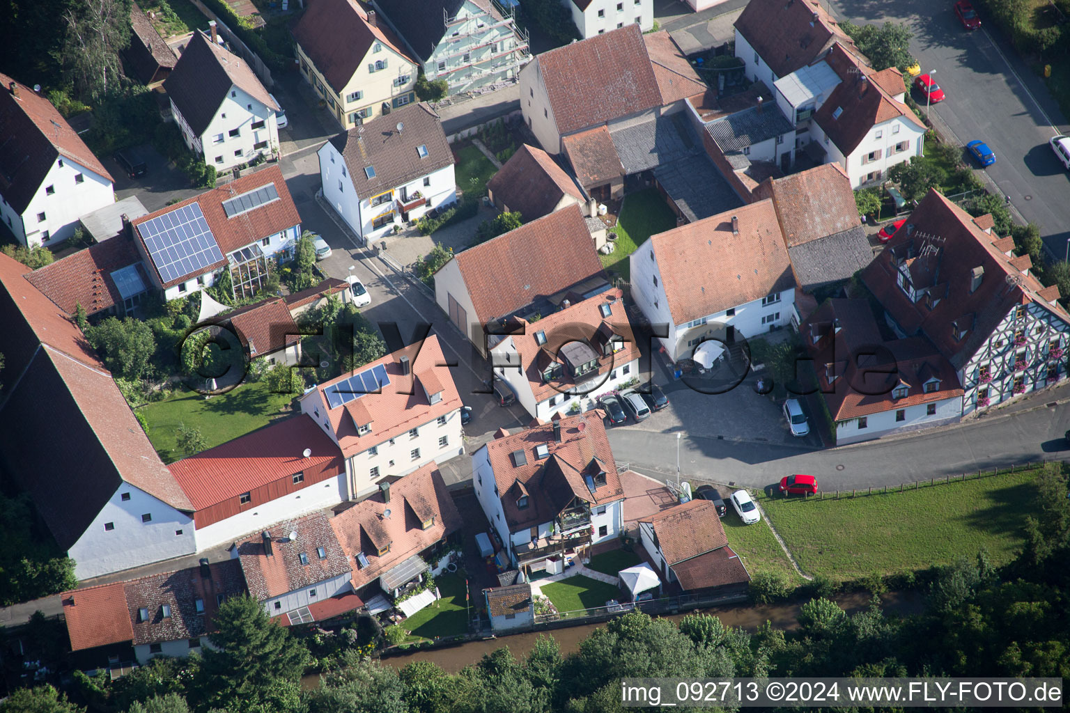 Frauenaurach dans le département Bavière, Allemagne vue d'en haut