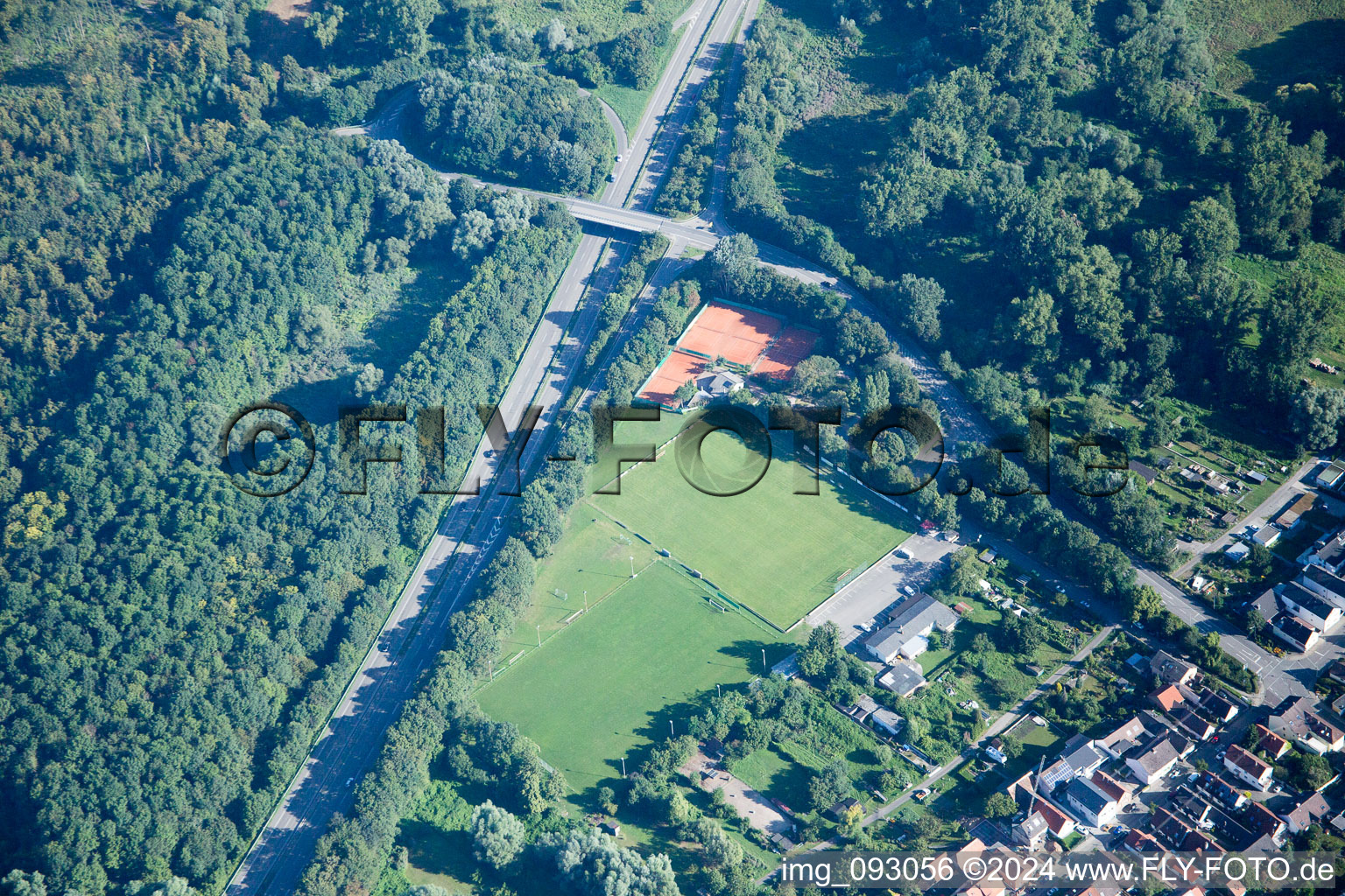 Photographie aérienne de Quartier Neureut in Karlsruhe dans le département Bade-Wurtemberg, Allemagne