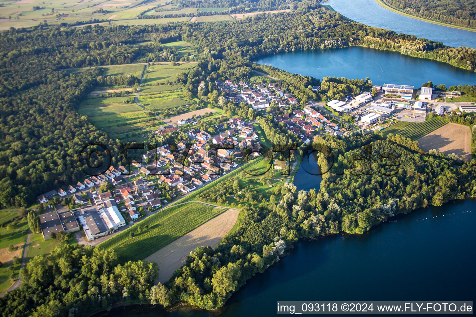 Vue aérienne de Quartier Grauelsbaum in Lichtenau dans le département Bade-Wurtemberg, Allemagne