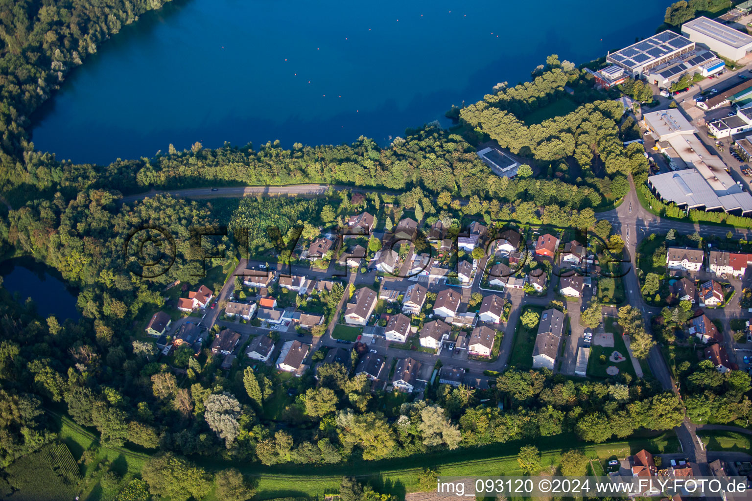 Vue aérienne de Quartier Grauelsbaum in Lichtenau dans le département Bade-Wurtemberg, Allemagne