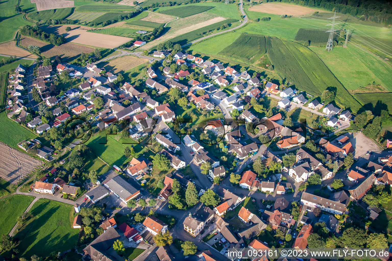Vue aérienne de Quartier Zierolshofen in Kehl dans le département Bade-Wurtemberg, Allemagne