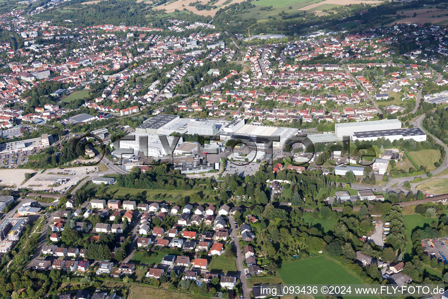 Vue aérienne de NEFF à Bretten dans le département Bade-Wurtemberg, Allemagne