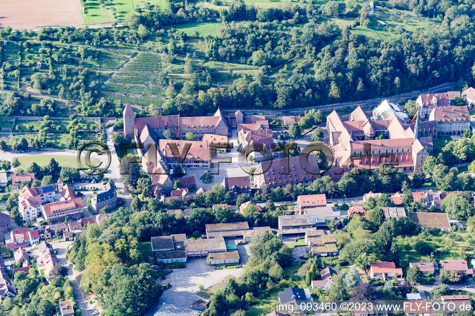 Photographie aérienne de Maulbronn dans le département Bade-Wurtemberg, Allemagne