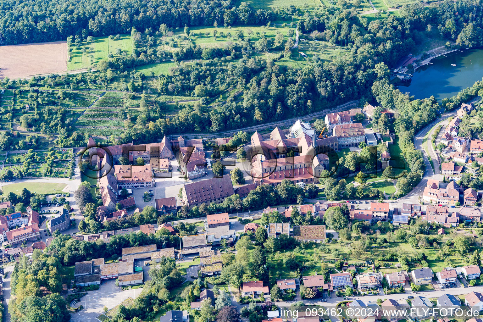 Maulbronn dans le département Bade-Wurtemberg, Allemagne d'en haut