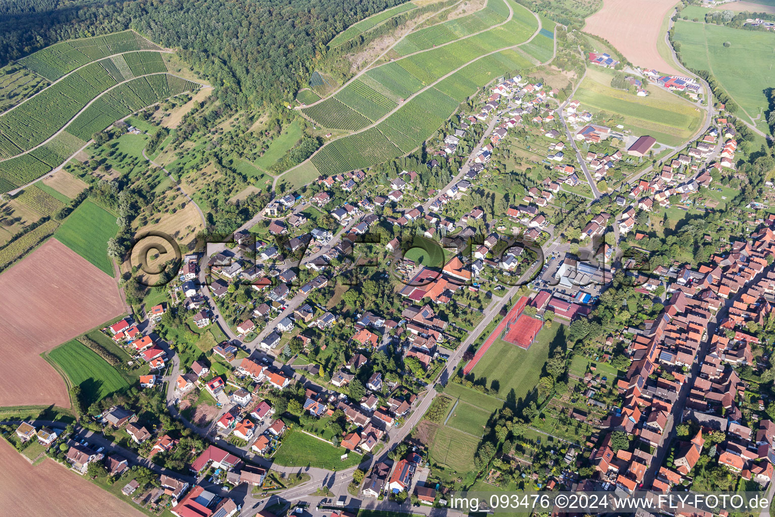 Photographie aérienne de Quartier Schützingen in Illingen dans le département Bade-Wurtemberg, Allemagne