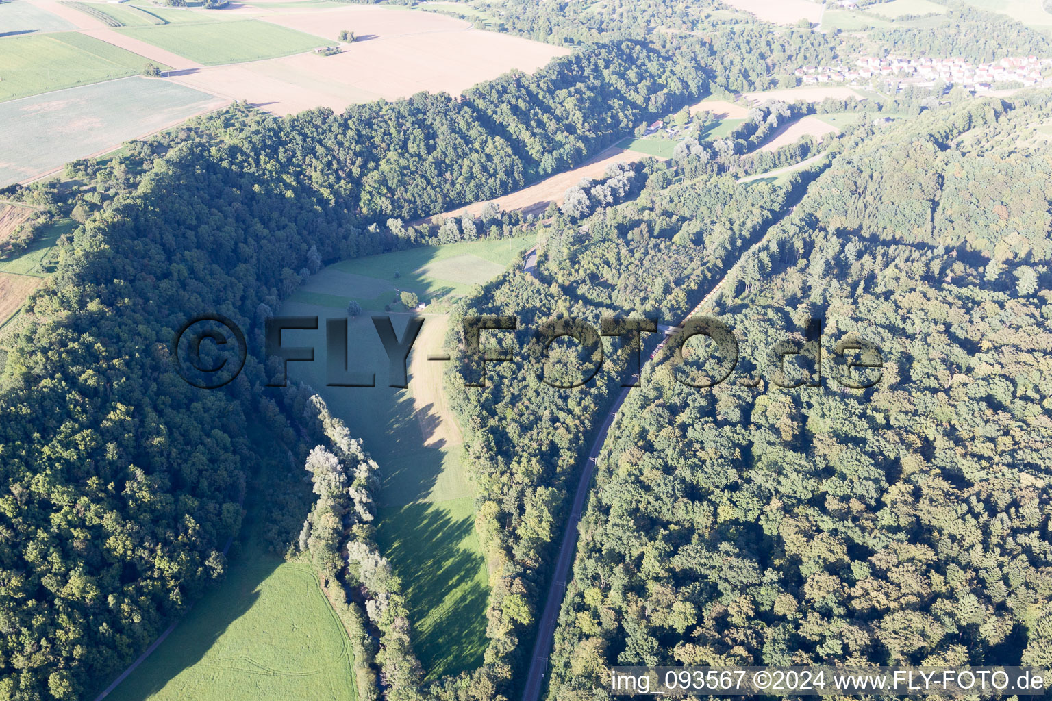 Photographie aérienne de Affalterbach dans le département Bade-Wurtemberg, Allemagne