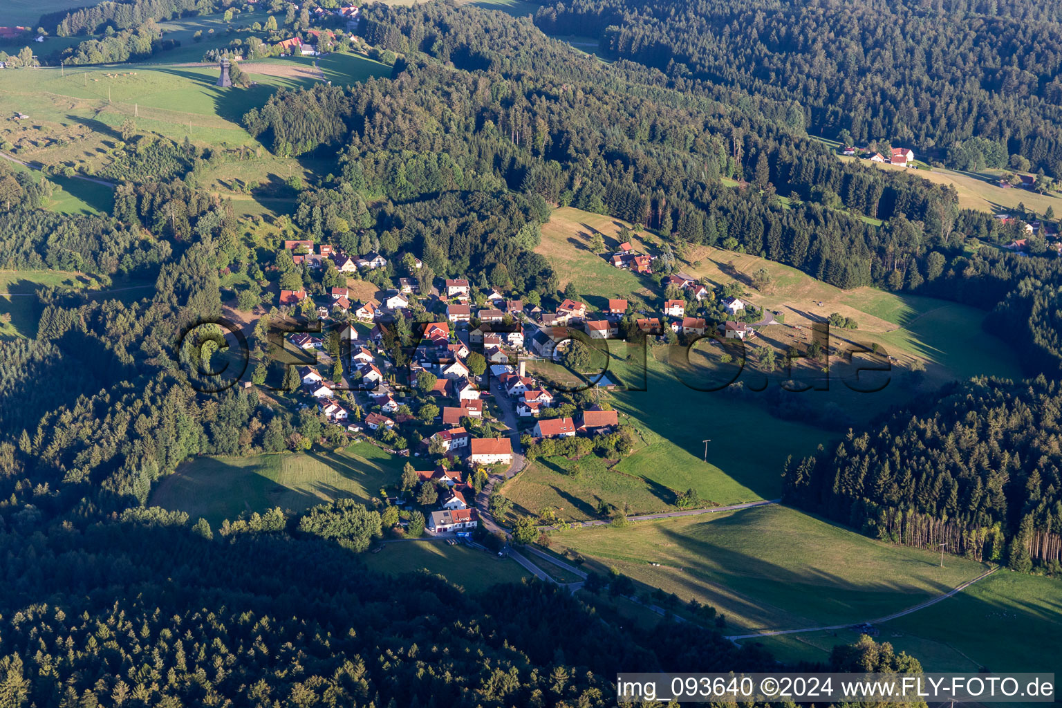 Vue aérienne de Quartier Horlachen in Gschwend dans le département Bade-Wurtemberg, Allemagne