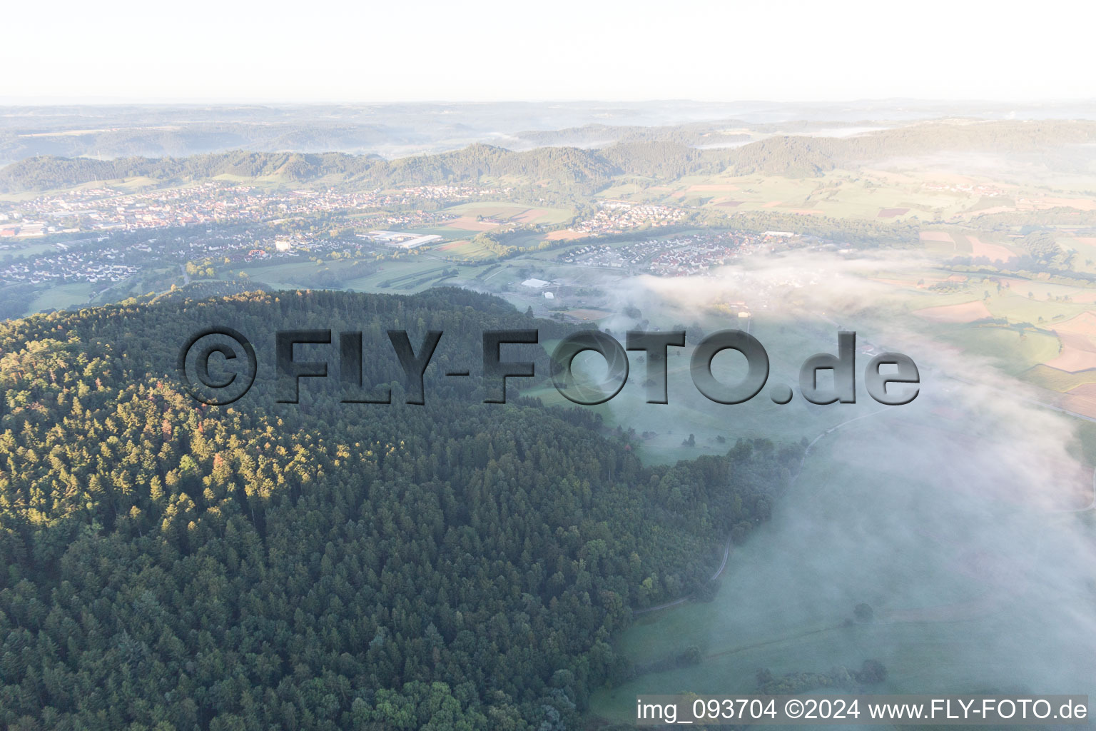 Photographie aérienne de Gaildorf dans le département Bade-Wurtemberg, Allemagne