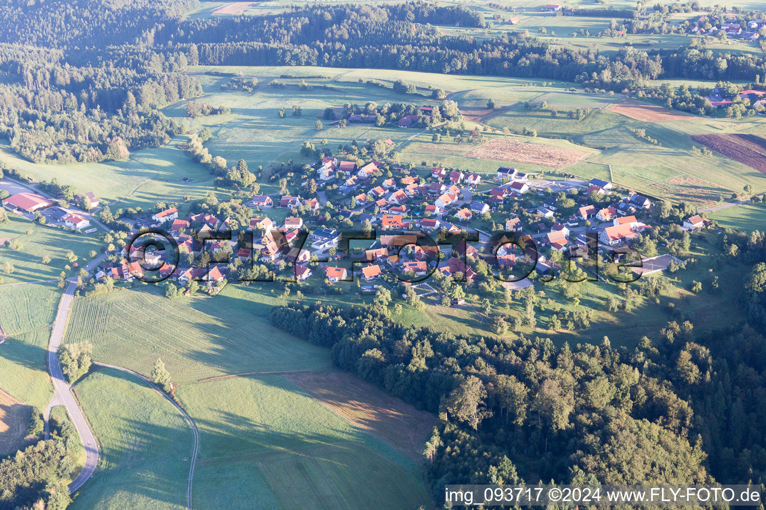 Photographie aérienne de Stiersbach à Oberrot dans le département Bade-Wurtemberg, Allemagne