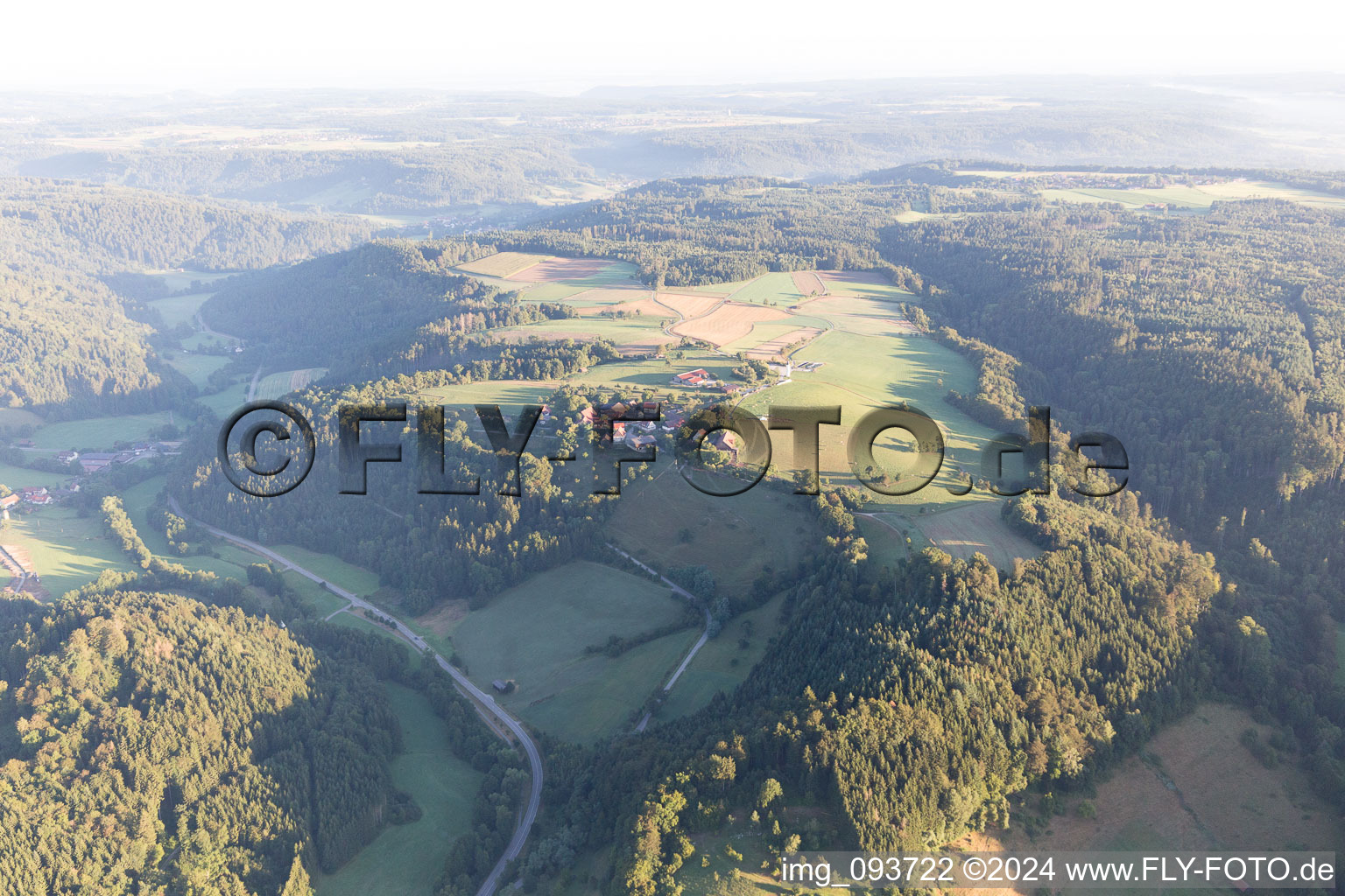 Vue aérienne de Quartier Ebersberg in Oberrot dans le département Bade-Wurtemberg, Allemagne