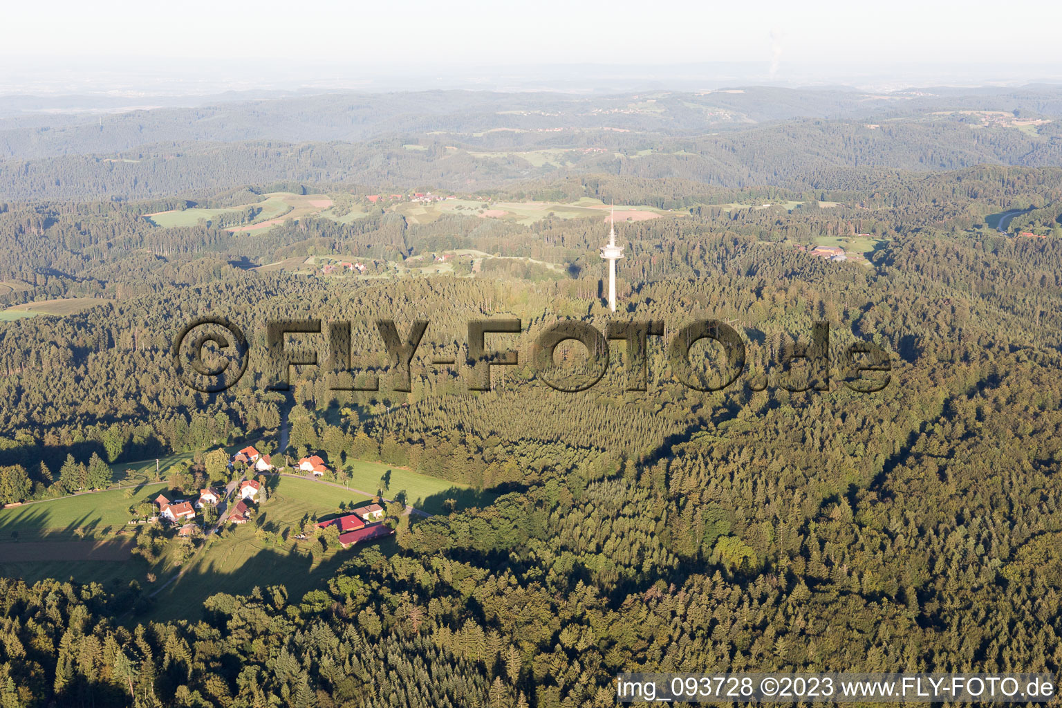 Vue aérienne de Grab dans le département Bade-Wurtemberg, Allemagne