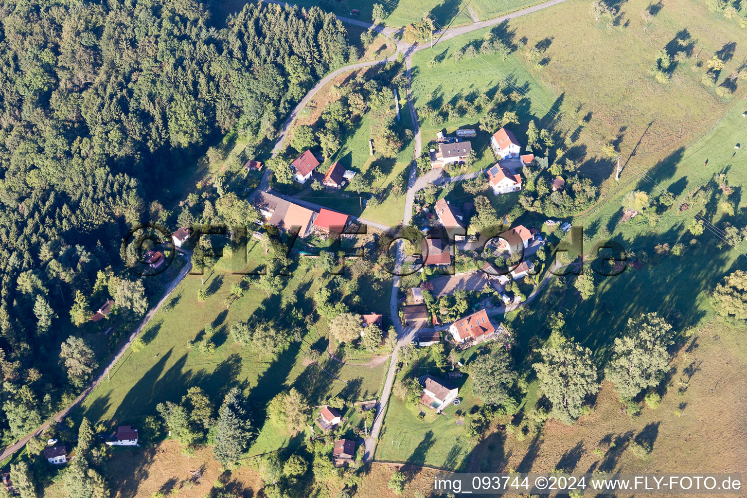 Spiegelberg dans le département Bade-Wurtemberg, Allemagne d'en haut