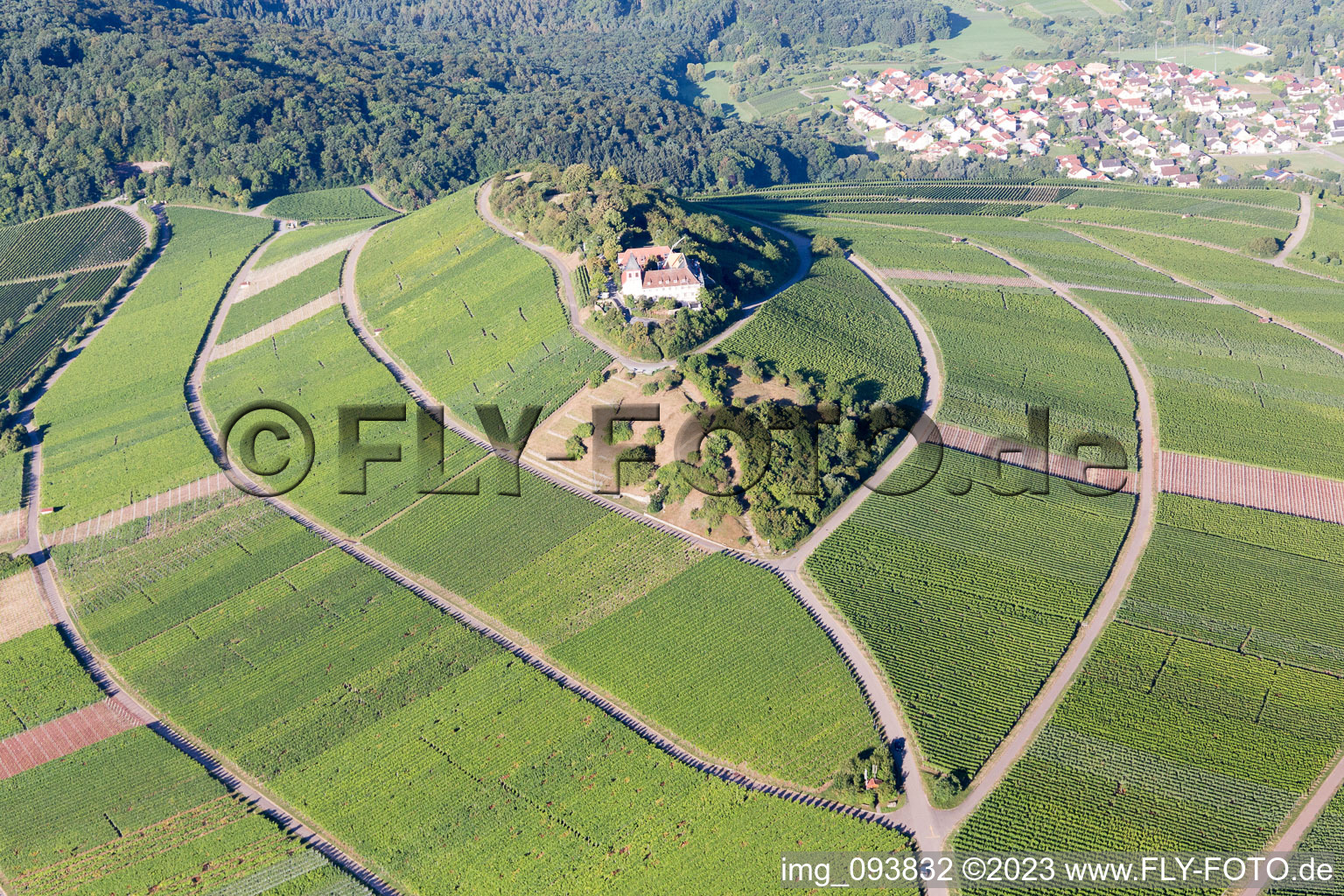 Photographie aérienne de Cleebronn dans le département Bade-Wurtemberg, Allemagne