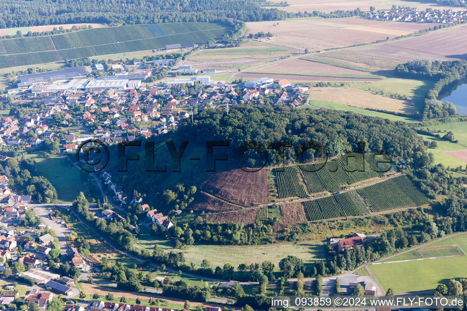 Photographie aérienne de Zaberfeld dans le département Bade-Wurtemberg, Allemagne