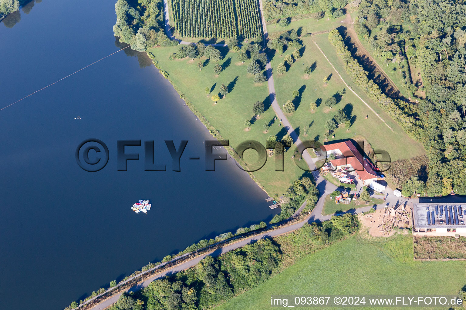 Zaberfeld dans le département Bade-Wurtemberg, Allemagne vue du ciel