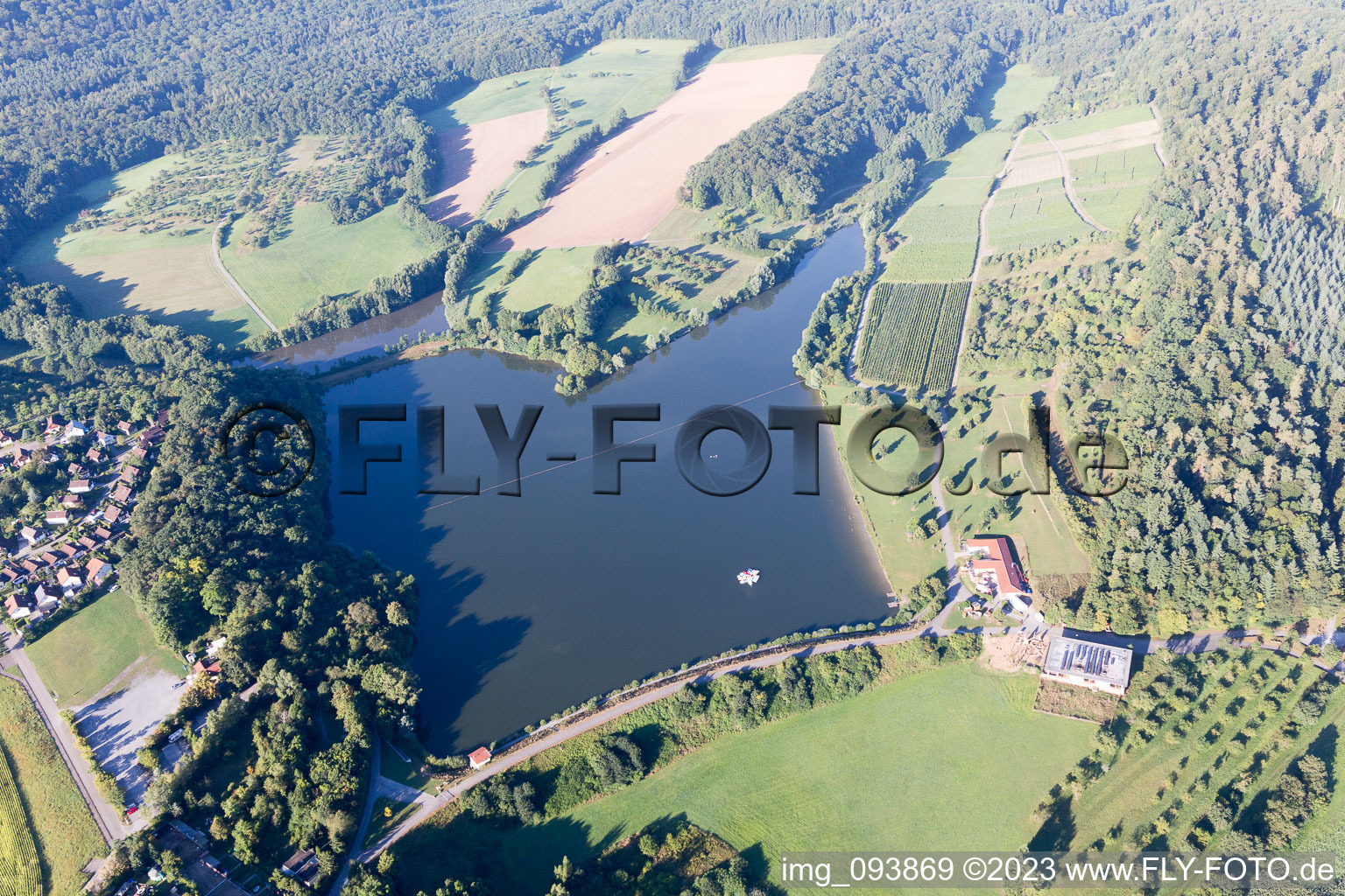 Image drone de Zaberfeld dans le département Bade-Wurtemberg, Allemagne