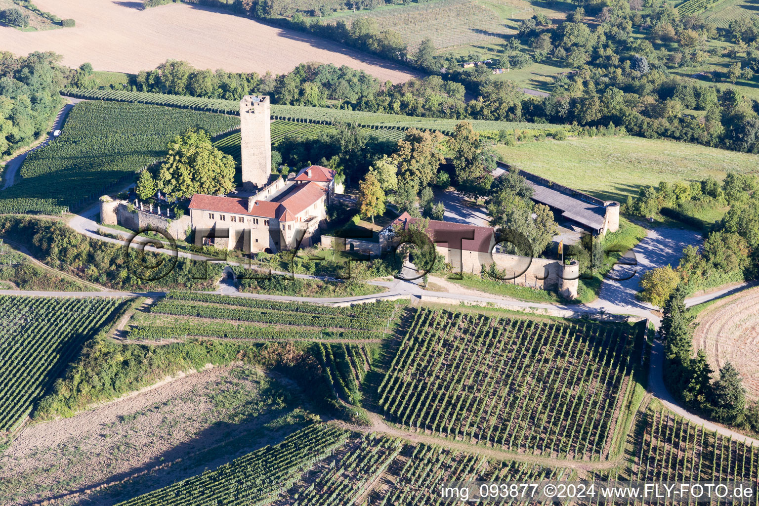 Photographie aérienne de Château Sulzfeld à Sulzfeld dans le département Bade-Wurtemberg, Allemagne