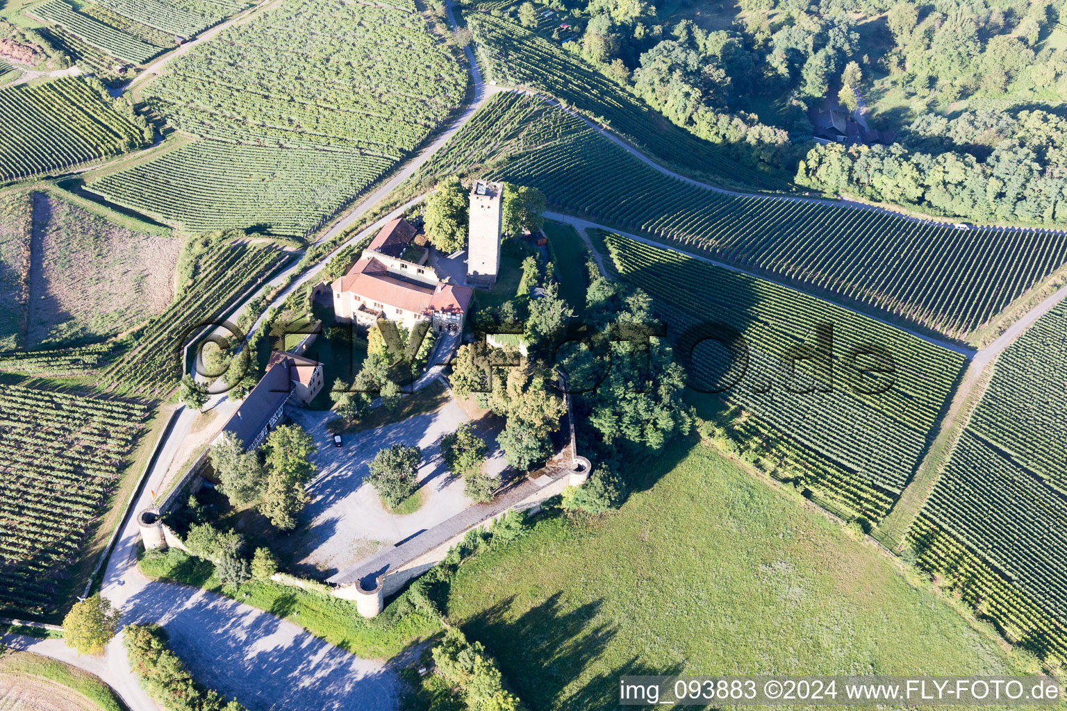 Photographie aérienne de Sulzfeld dans le département Bade-Wurtemberg, Allemagne