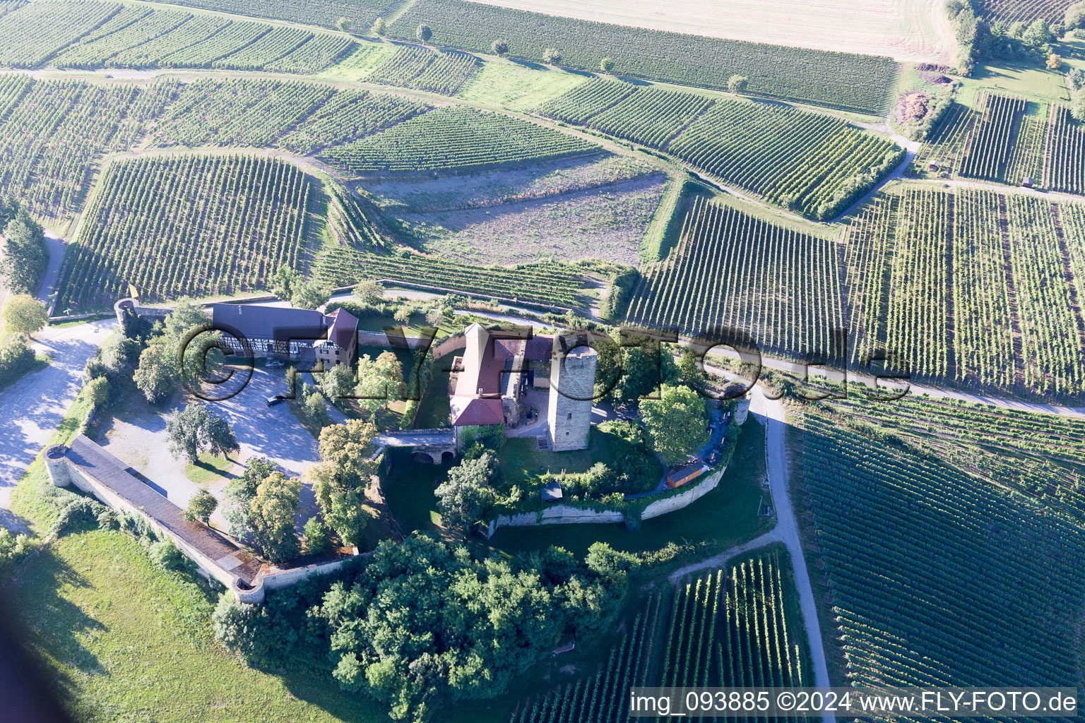 Sulzfeld dans le département Bade-Wurtemberg, Allemagne d'en haut