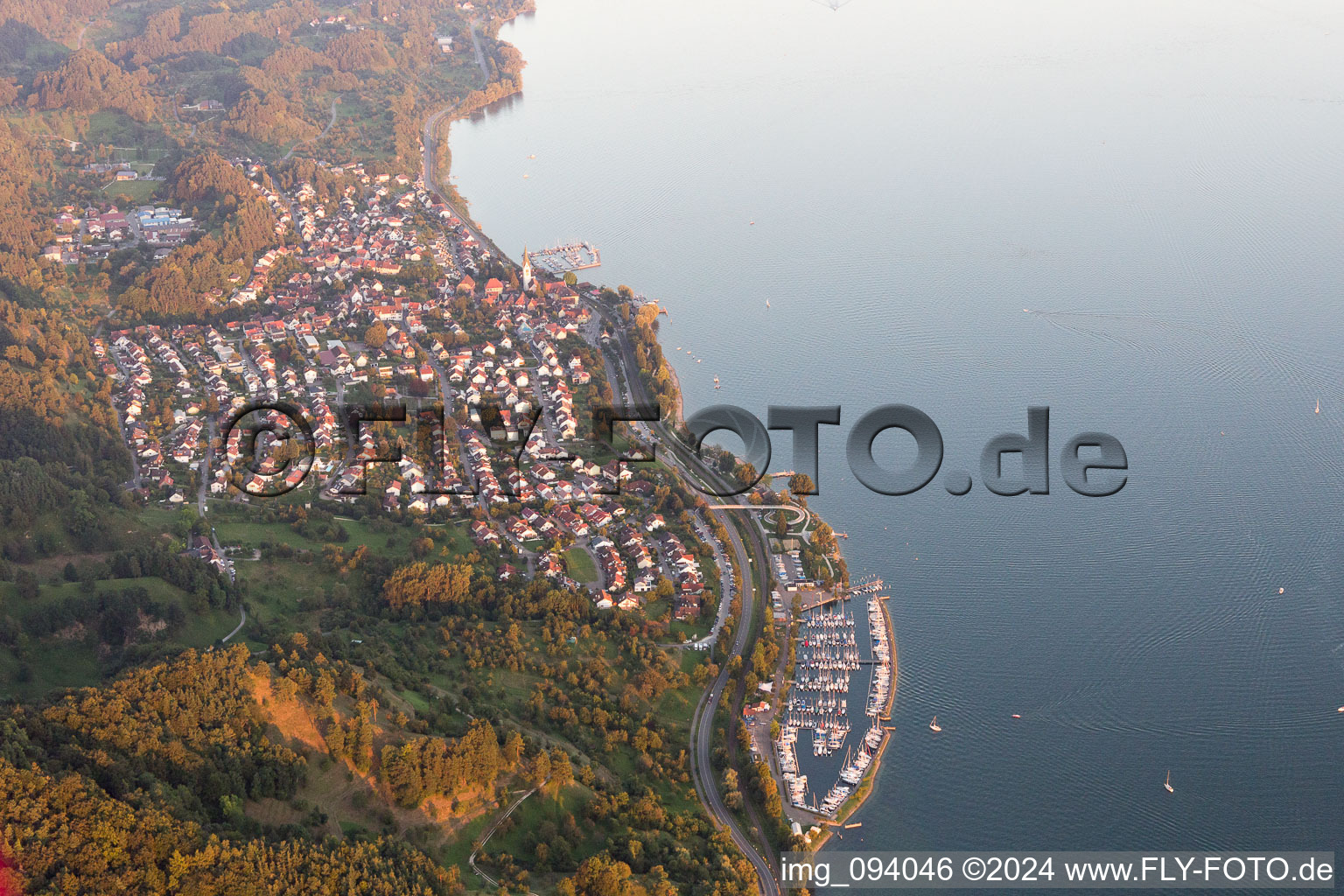 Vue aérienne de Sipplingen dans le département Bade-Wurtemberg, Allemagne