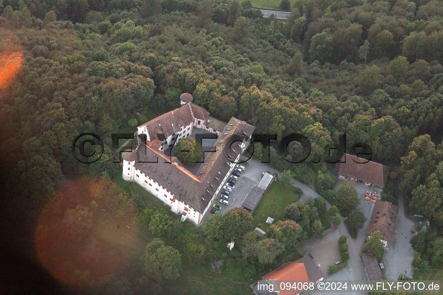 Photographie aérienne de Château Hohenfels à le quartier Kalkofen in Hohenfels dans le département Bade-Wurtemberg, Allemagne