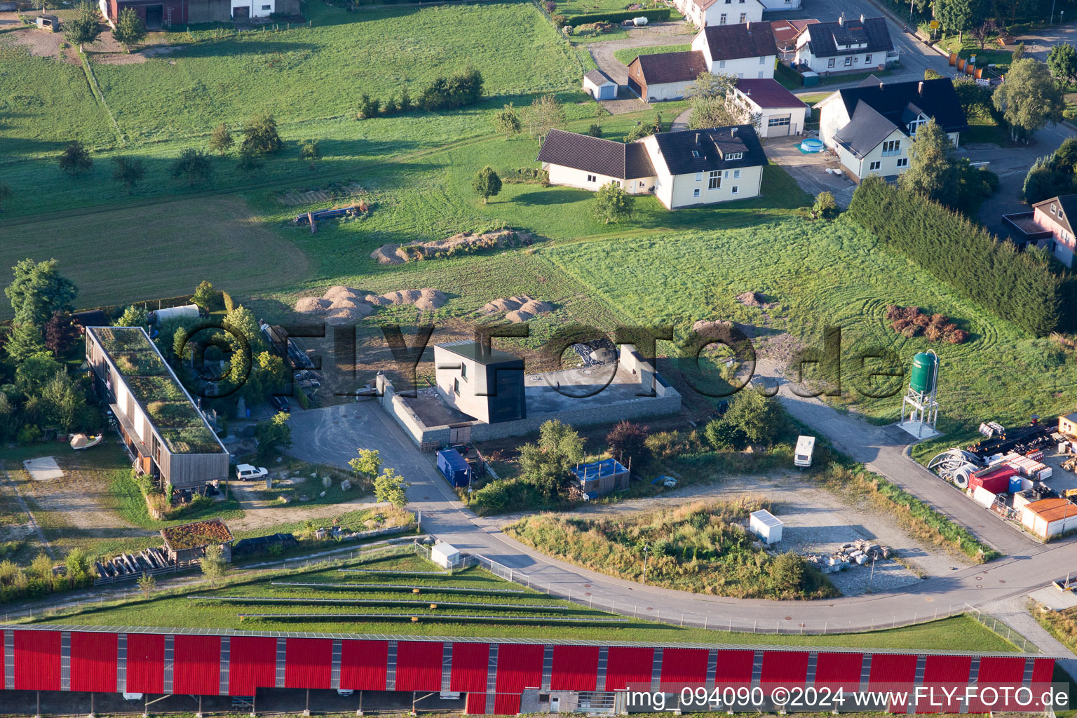 Vue aérienne de Wald dans le département Bade-Wurtemberg, Allemagne